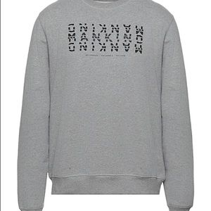 7 for all Mankind Graphic Gray Sweatshirt